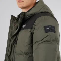 Herre Squadage Panel Jakke Oliven