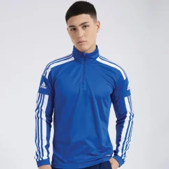 Herre Squadra 21 1/​4 Zip Træningstop Royal Blue/​Hvid