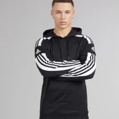 Herre Squadra 21 Pullover Træningshættetrøje Sort/​Hvid