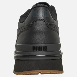 Herre ST Runner V4 Læder Sneakers Sort/​Stærk Grå/​Gummi