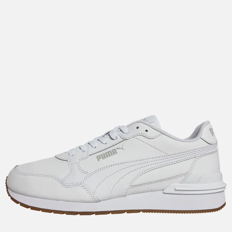 Herre ST Runner V4 Læder Sneakers Hvid/Isgrå/Gummi