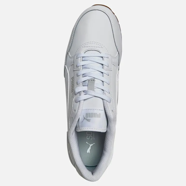 Herre ST Runner V4 Læder Sneakers Hvid/Isgrå/Gummi