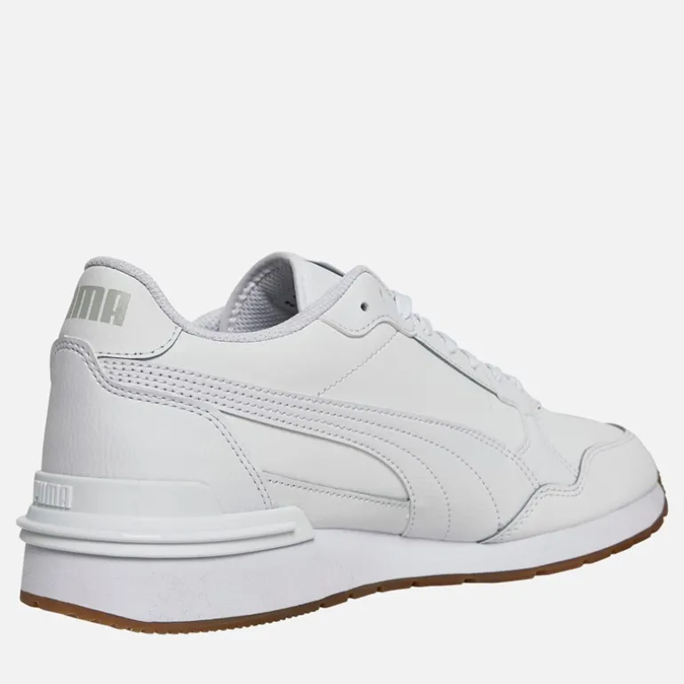 Herre ST Runner V4 Læder Sneakers Hvid/Isgrå/Gummi