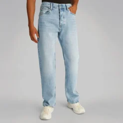 Herre Standard Straight Jeans Denim Lys