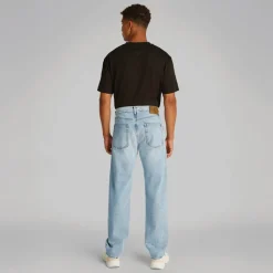 Herre Standard Straight Jeans Denim Lys