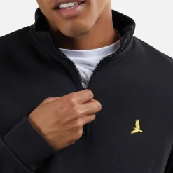 Herre Stilgar To Pakke 1/​4 Lynlås Sweatshirts Sort/​Grå