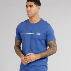 Herre Stormfisk T-shirt Open Blue