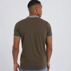 Herre Story Polo Khaki