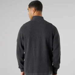 Herre Strik Cardigan Mørk Grå Marl Dar Grey M