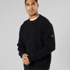Herre strik pullover sweater True Black