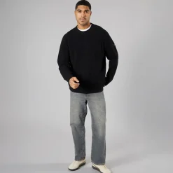 Herre strik pullover sweater True Black