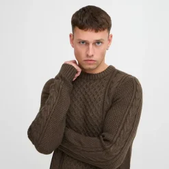 Herre striktrøje Turkish Coffee