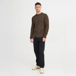 Herre striktrøje Turkish Coffee