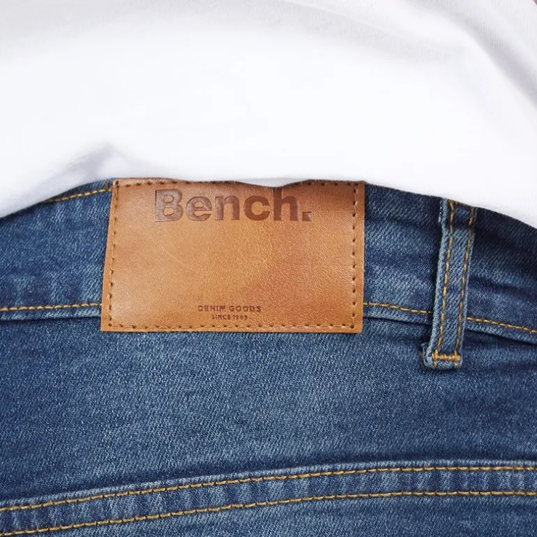 Herre Stuart Jeans med lige pasform Mørk indigovask