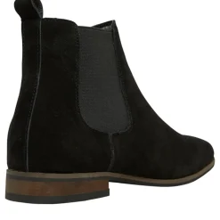 Herre Suede Chelsea Ankelstøvler Sort