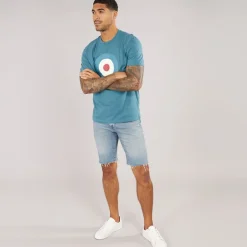 Herre Target T-shirt Teal