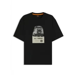 Herre Te Vogn T-shirt Sort