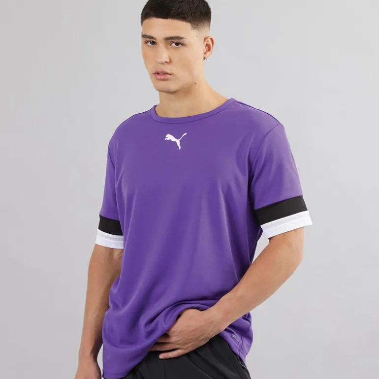 Herre teamRISE Trænings T-shirt Prism Violet/ Sort/ Hvid