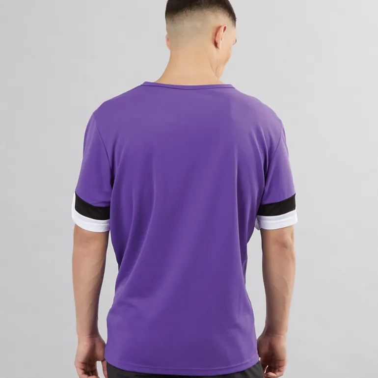 Herre teamRISE Trænings T-shirt Prism Violet/ Sort/ Hvid