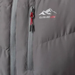 Herre Tech Logo Puffer Jakke Koksgrå