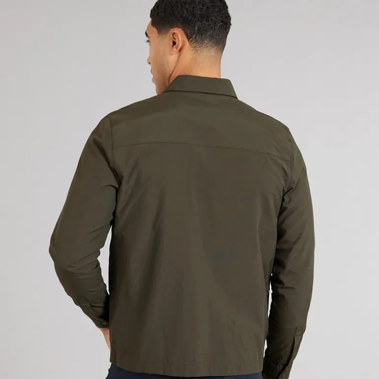 Herre Teknisk Overskjorte Khaki