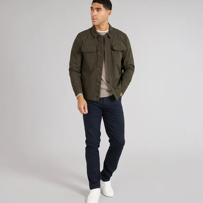 Herre Teknisk Overskjorte Khaki