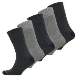 Herre Termiske Strømper Crew Pack af 5 Grå/​Blå