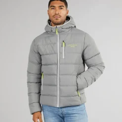 Herre Thor Puffer Jakke Slate