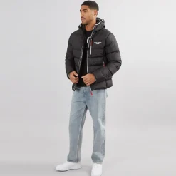 Herre Thor Puffer Jakke Sort