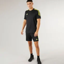 Herre Tiro 23 Club træningsshorts sort/​lysegul