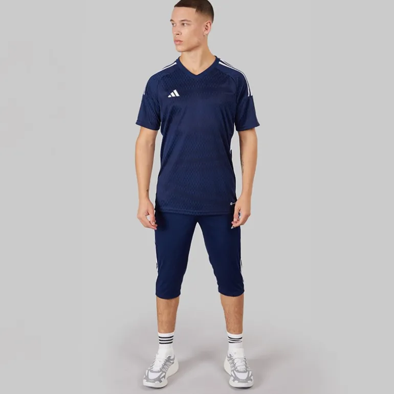 Herre Tiro 23 Konkurrence trøje Team Navy Blue 2/Hvid