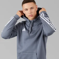 Herre Tiro 23 League Pullover Sweat Hættetrøje Team Onix