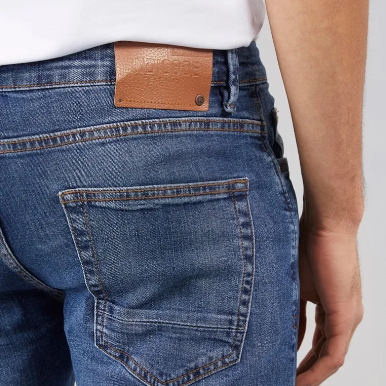 Herre Tony Regular Fit Jeans Medium Indigo