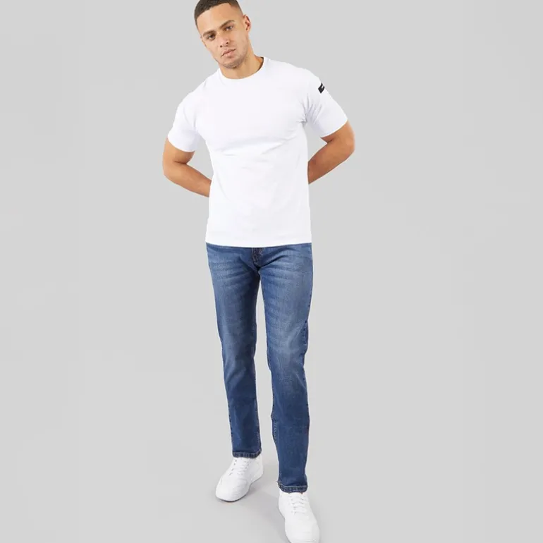 Herre Tony Regular Fit Jeans Medium Indigo