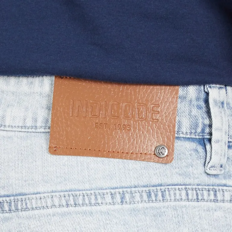 Herre Tony Regular Fit Jeans Foam Blue