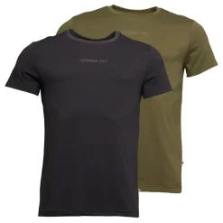 Herre To-pak T-shirts Hærgrøn/​Antracit