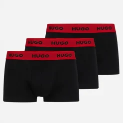 Herre tre pak bokser Sort