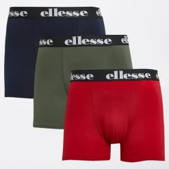 Herre Tre Pak Boxer Underbukser Navy /​ Rød /​ Khaki