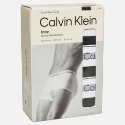 Herre Tre Pak Lav Talje Trunks Sort /​ Sort /​ Sort