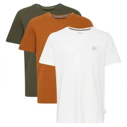 Herre tre pak t shirts vanilje/​skov nat/​karamel Vanilla,Forestnight,Caramel