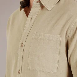 Herre Trypto Langærmet Skjorte Stone