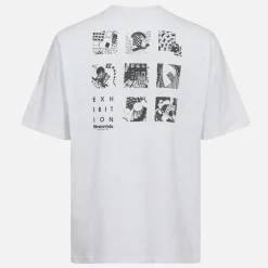 Herre T-shirt med print Hvid