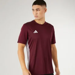 Herre T-shirt Tabela 23 Team Maroon 2/​Hvid