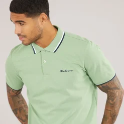 Herre Twin Tipped Polo Græs Grøn