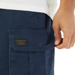 Herre Utility Cargo Shorts Blå