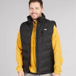 Herre Vatteret Vandafvisende Gilet Vest Sort