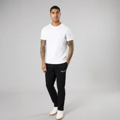 Herre Vesterbro Joggingbukser Med Åben Kant Sort/​Hvid