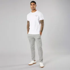 Herre Vesterbro Open Hem Joggers Lys Grå Marl/​Sort Lgm/​Sort