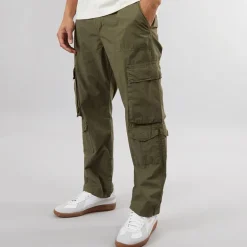 Herre Waves Cargobukser kakigrøn