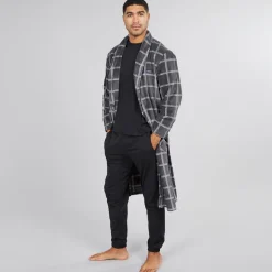 Herre Wilder Badekåber Grå